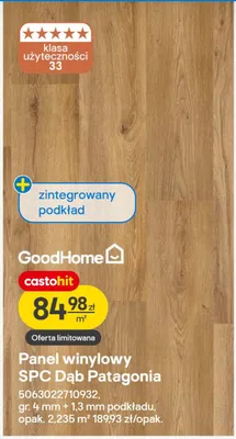 Panel winylowy SPC Dąb Patagonia promocja w Castorama