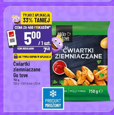 Ćwiartki ziemniaczane Go tove promocja w POLOmarket