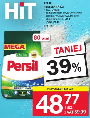 Proszek PERSIL PROSZEK 4,4 KG dwa rodzaje promocja w Selgros