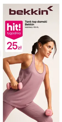 Tank top damski Bekkin promocja w Pepco
