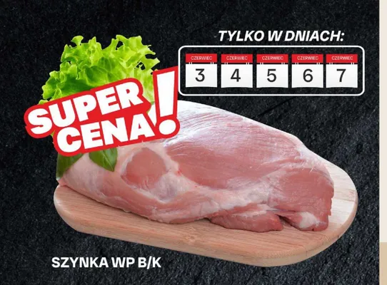 Szynka wp b/k promocja w Chorten