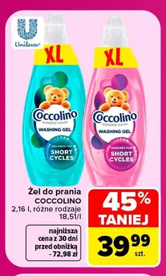 Żel do prania Coccolino promocja w Carrefour