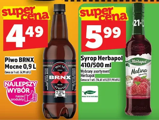 Syrop Herbapol 400/500 ml promocja w TOPAZ