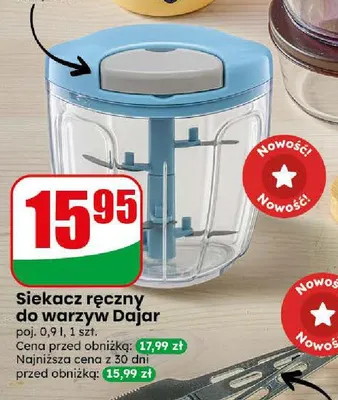 Siekacz ręczny do warzyw Dajar 0,9 l promocja w Dino