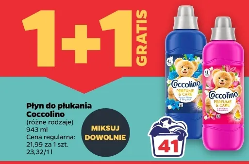 Płyn do płukania Coccolino promocja w Netto