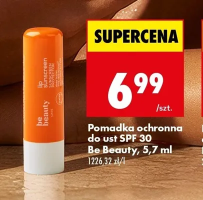 Pomadka ochronna do ust SPF 30 Be Beauty promocja w Biedronka