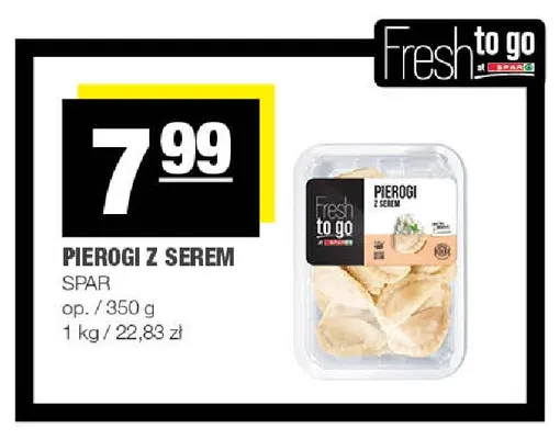 Pierogi z serem SPAR promocja w SPAR