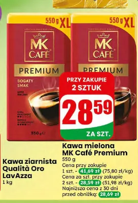 Kawa mielona MK Café Premium promocja w Dino