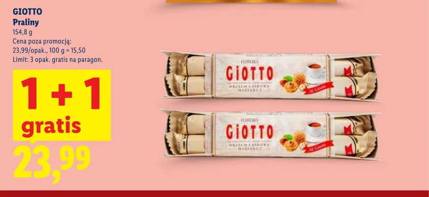 Praliny Giotto promocja w Lidl