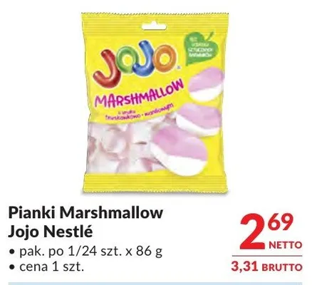Pianki Marshmallow Jojo Nestlé promocja w Makro
