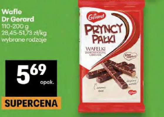 Wafle wafelki Princy Pałki promocja w Delikatesy Centrum