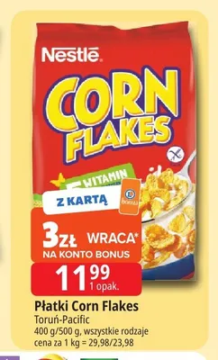 Płatki Corn Flakes Nestlé promocja w Leclerc