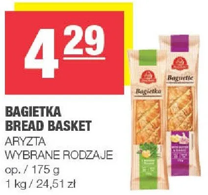 Bagietka Bread Basket promocja w SPAR