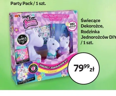 Świecące Dekorożce Rodzinka Jednorożców DIY Style 4 Ever promocja w Empik