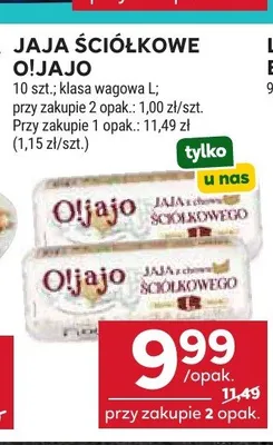 Jaja ściółkowe O!Jajo klasa wagowa L promocja w Stokrotka