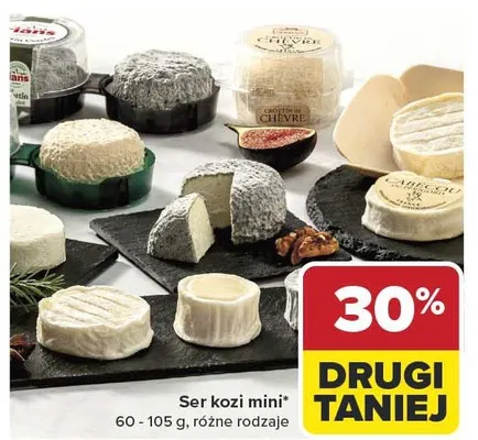 Ser kozi mini różne rodzaje promocja w Carrefour