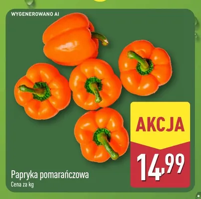 Papryka pomarańczowa promocja w Aldi