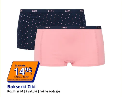 Bokserki Ziki 2-pak promocja w Action