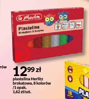 Plastelina Herlitz brokatowa promocja w Empik