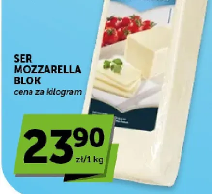 Ser Mozzarella blok promocja w Groszek