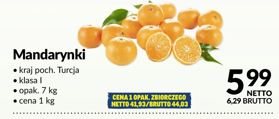 Mandarynki promocja w Makro