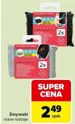 Zmywaki różne rodzaje promocja w Carrefour