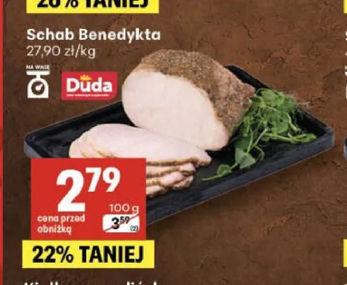 Schab Benedykta Duda promocja w Delikatesy Centrum