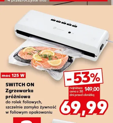 Zgrzewarka próżniowa Switch On promocja w Kaufland