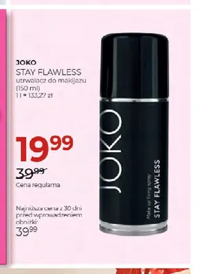 Utrwalacz do makijażu Joko Stay Flawless promocja w Drogerie Jawa