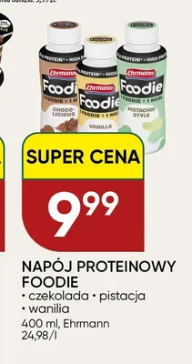 Napój proteinowy Foodie Ehrmann wanilia promocja w Chata Polska