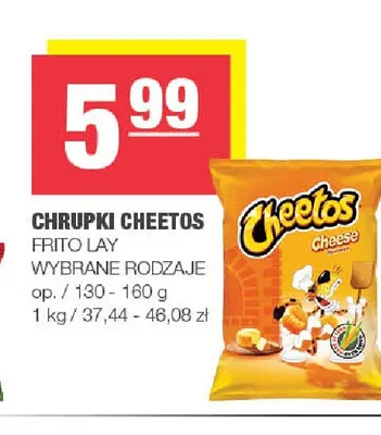 Chrupki Cheetos promocja w SPAR