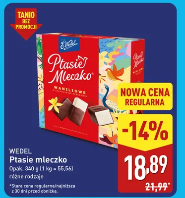 Ptasie mleczko promocja w Aldi