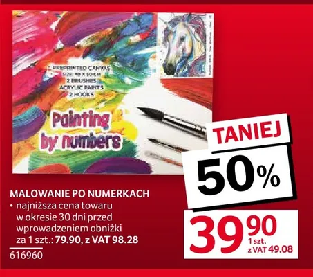 Malowanie po numerkach promocja w Selgros