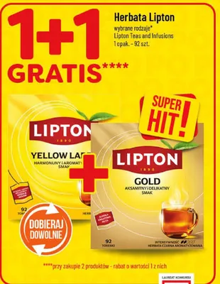 Herbata Yellow Label, Gold promocja w POLOmarket