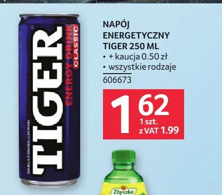 Napój energetyczny Tiger promocja w Selgros