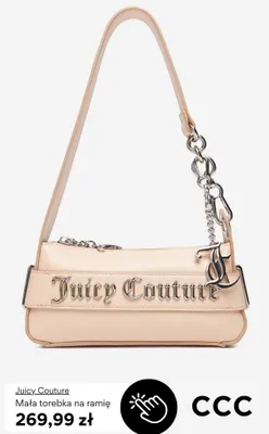 Mała torebka na ramię Juicy Couture promocja w CCC