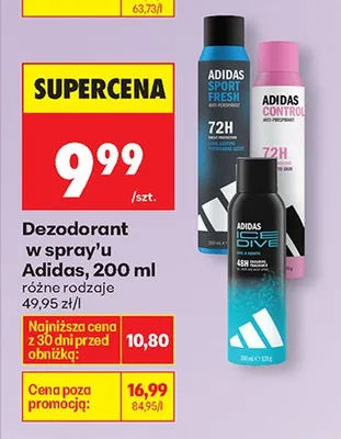 Dezodorant w spray'u różne rodzaje promocja w Biedronka