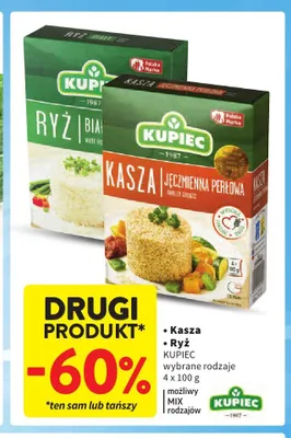 Ryż biały Kupiec promocja w Intermarche