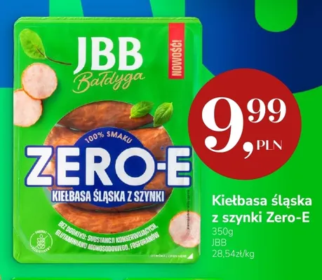 Kiełbasa śląska z szynki Zero-E JBB promocja w Market Point