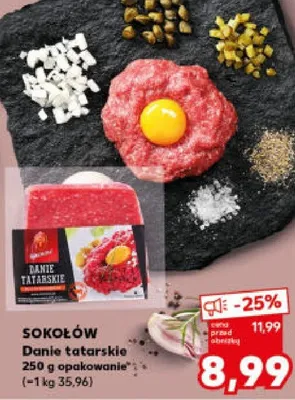 Danie tatarskie promocja w Kaufland