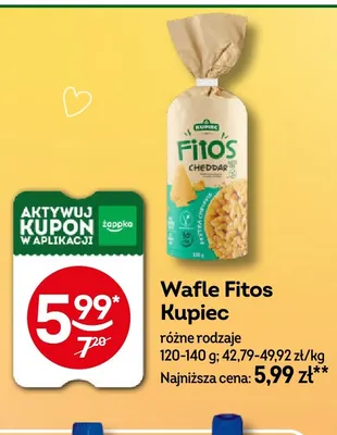 Wafle Fitos Kupiec promocja w Żabka