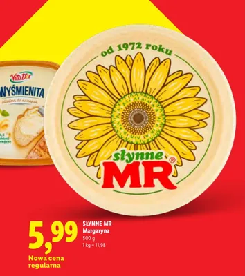 Margaryna Słynne MR promocja w Lidl