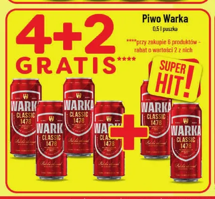 Piwo Warka Classic promocja w POLOmarket