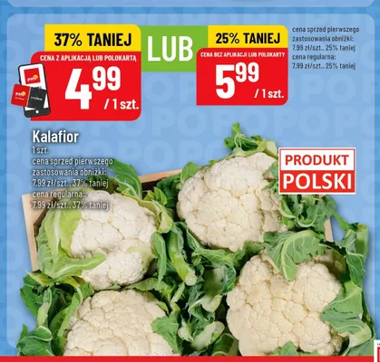 Kalafior polski promocja w POLOmarket