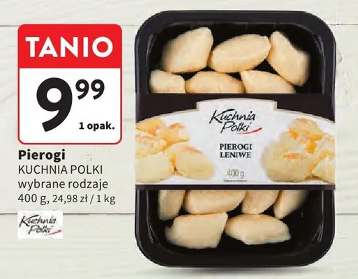 Pierogi wybrane rodzaje promocja w Intermarche