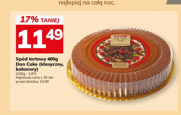 Spód tortowy Dan Cake promocja w Hitpol