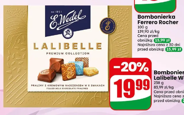 Bombonierka Lalibelle Wedel promocja w Dino