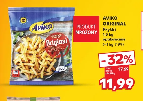 Frytki Original Aviko promocja w Kaufland