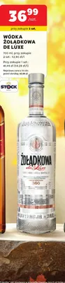 Wódka Żołądkowa de Luxe promocja w Stokrotka