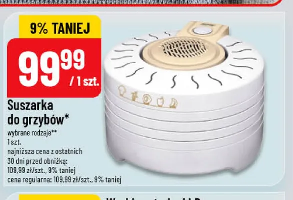 Suszarka do grzybów promocja w POLOmarket